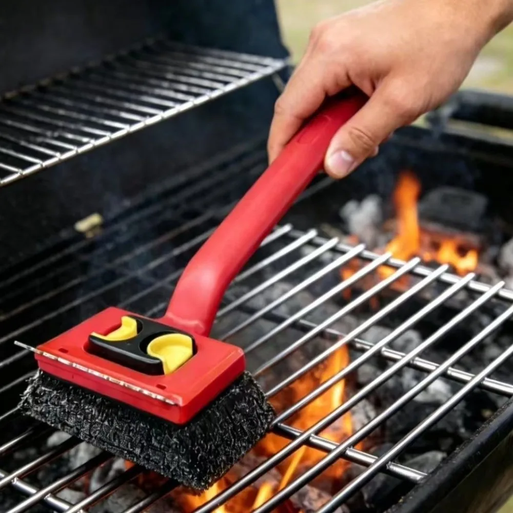 Stainless Steel BBQ Grill Cleaning Brush Replaceable Pads Handheld Safe Grill Grate Scrubber Efficient Detachable
Stainless Steel BBQ Grill Cleaning Brush Replaceable Pads Handheld Safe Grill Grate Scrubber Efficient Detachable