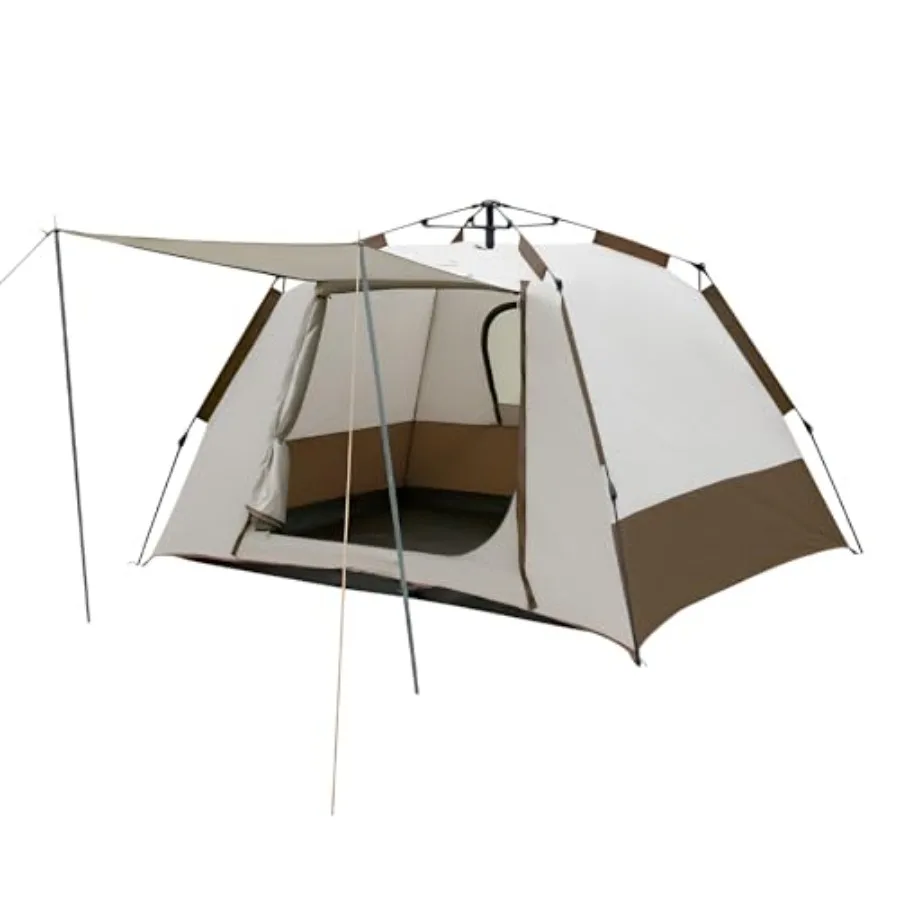 2 Person Instant Pop Up Tent for Camping, Hiking, Beach Waterproof Polyester with Integrated Sunshade Awning, Gray/Black
2 Person Instant Pop Up Tent for Camping, Hiking, Beach Waterproof Polyester with Integrated Sunshade Awning, Gray/Black