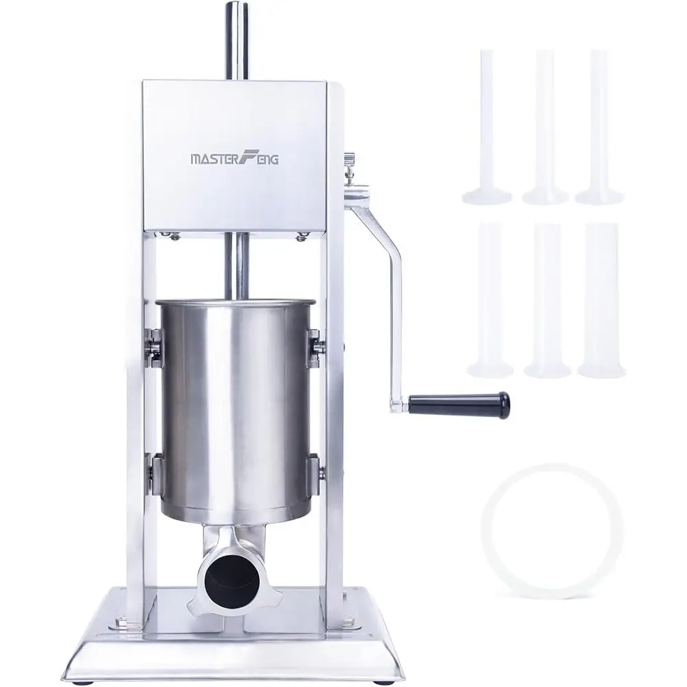 3L Manual Sausage Stuer, Homemade Sausage Maker Two Speed Meat illing hine StainlSteel Veal Meat Stuers or Home Kitchen & Commer
3L Manual Sausage Stuer, Homemade Sausage Maker Two Speed Meat illing hine StainlSteel Veal Meat Stuers or Home Kitchen & Commer