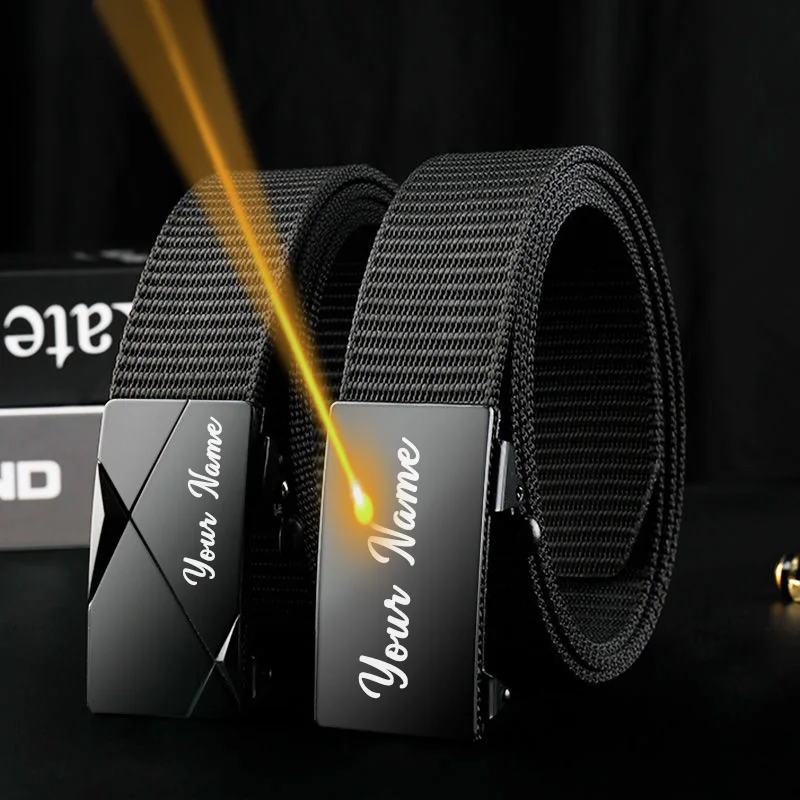 Укороченный ремень с автоматической пряжкой и выгравированным именем, мужской холщовый ремень из сплава с персонализированным текстом, мужские модные джинсы, автоматический пояс
Укороченный ремень с автоматической пряжкой и выгравированным именем, мужской холщовый ремень из сплава с персонализированным текстом, мужские модные джинсы, автоматический пояс