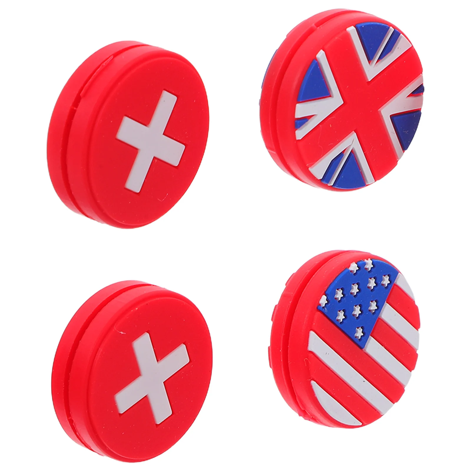 4 Pcs Shock Absorbers Tennis Vibration Soft Racket Dampener Dampers for Rackets
4 Pcs Shock Absorbers Tennis Vibration Soft Racket Dampener Dampers for Rackets
