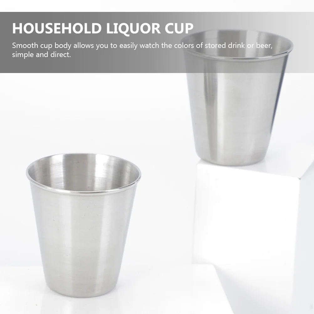 10 Pcs Stainless Steel Cup Cups for Party Drinkware Travel Multifunctional Toddler Child
10 Pcs Stainless Steel Cup Cups for Party Drinkware Travel Multifunctional Toddler Child