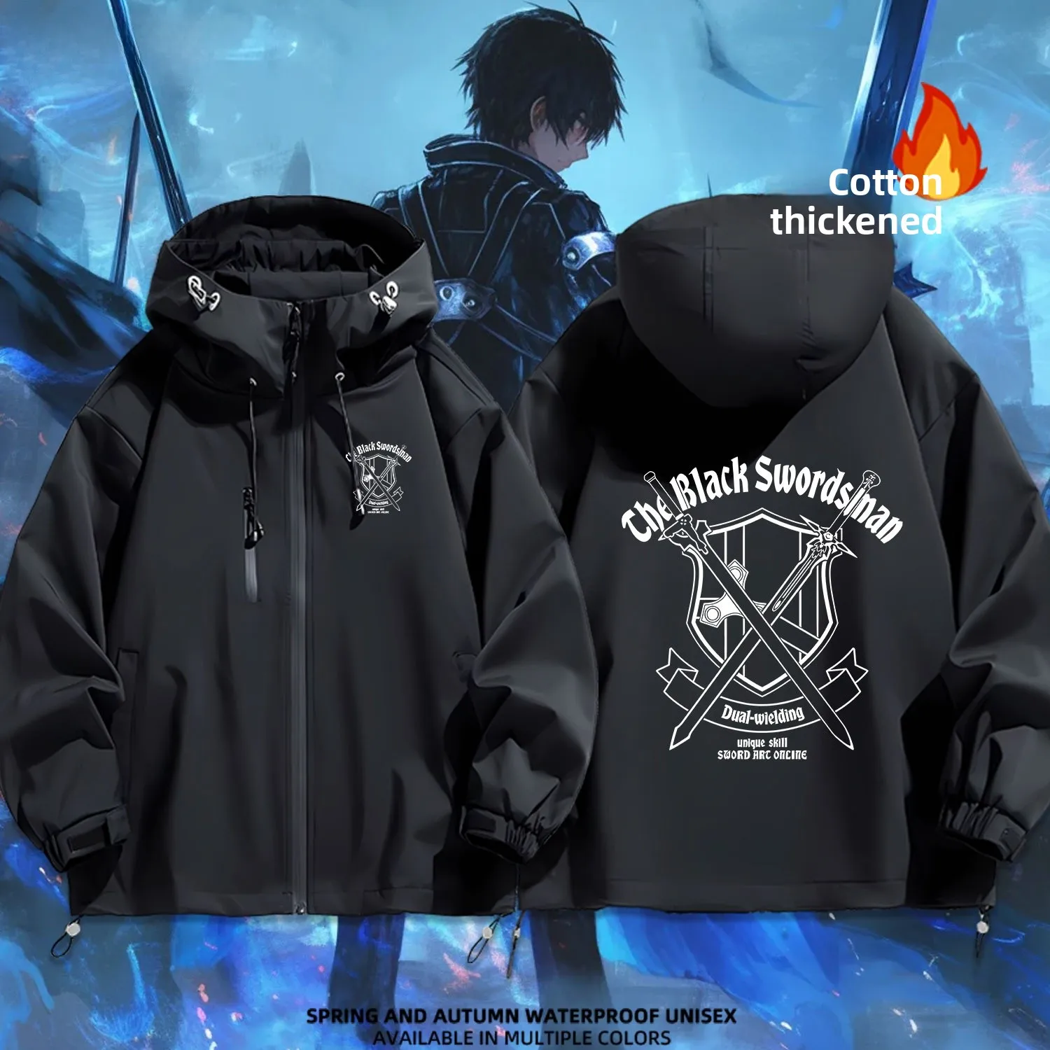 Утепленная хлопковая куртка с капюшоном для косплея в стиле аниме, водонепроницаемая, из полиэфирного волокна, повседневная, молодежная, популярная
Утепленная хлопковая куртка с капюшоном для косплея в стиле аниме, водонепроницаемая, из полиэфирного волокна, повседневная, молодежная, популярная