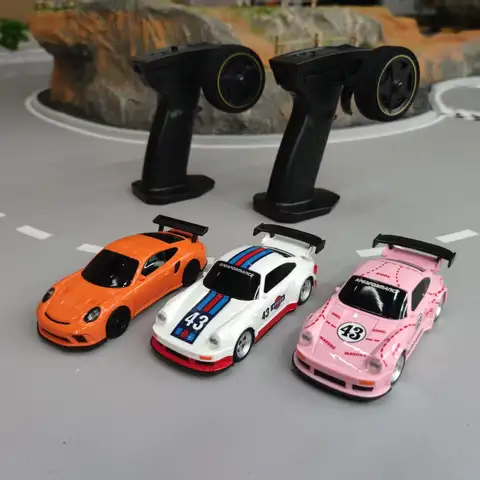 1/43 Scale 4WD Edition Mini RC Drift Car, RTR with Full Proportional Steering & Throttle, 2.4GHz Remote Control