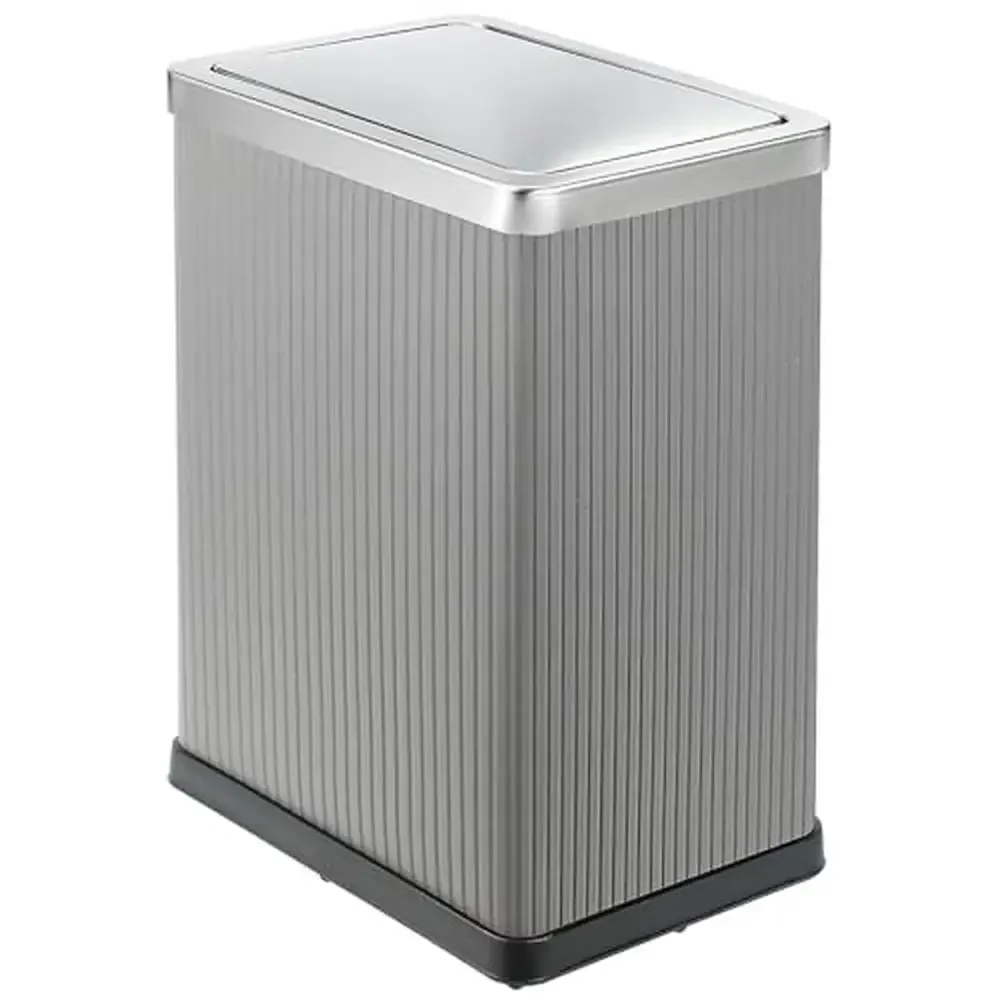 Metal Swing Lid Trash Can 2.6 Gallon Small Garbage Bin Narrow Space- Saving Rust-Proof Easy Clean Dog-Proof Black Ring Bag
Metal Swing Lid Trash Can 2.6 Gallon Small Garbage Bin Narrow Space- Saving Rust-Proof Easy Clean Dog-Proof Black Ring Bag