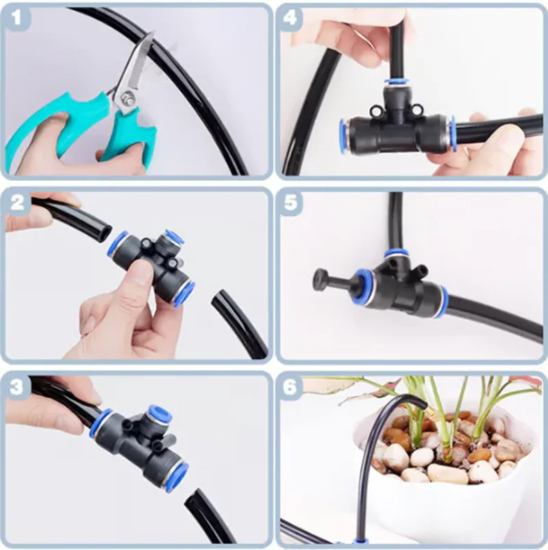 Greenhouse Drip Irrigation Kit 5M-20M 360° Curved Garden Automatic Irrigation System Patio Misting Plant Watering Distribution
Greenhouse Drip Irrigation Kit 5M-20M 360° Curved Garden Automatic Irrigation System Patio Misting Plant Watering Distribution
