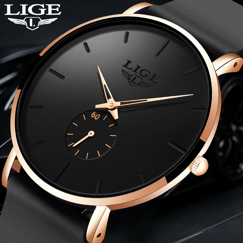 New LIGE Fashion Mens Watches Top Brand Luxury Quartz Watch Men Casual Black Silicone Waterproof Wristwatch For Men Sport Clock
New LIGE Fashion Mens Watches Top Brand Luxury Quartz Watch Men Casual Black Silicone Waterproof Wristwatch For Men Sport Clock