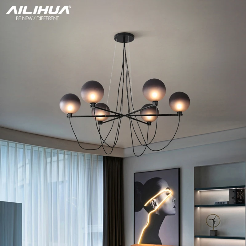 Nordic magic bean chandelier retro industrial style duplex building model room living room bedroom clothing store lamp
Nordic magic bean chandelier retro industrial style duplex building model room living room bedroom clothing store lamp