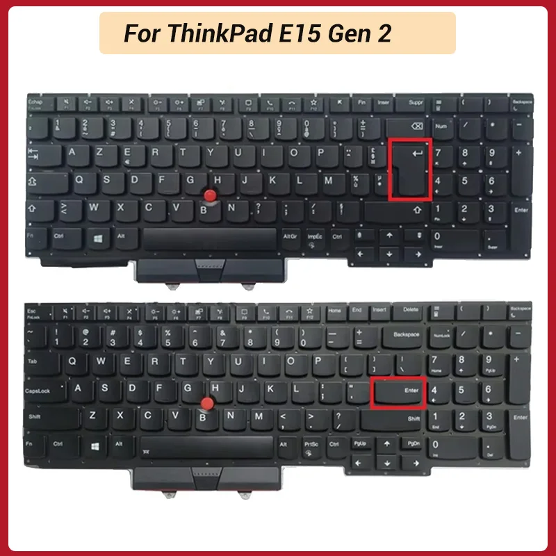 NEW US/Latin LA/Spanish SP/French FR AZERTY Laptop Keyboard For ThinkPad E15 Gen 2 (Type 20T8 20T9 20TD 20TE)
NEW US/Latin LA/Spanish SP/French FR AZERTY Laptop Keyboard For ThinkPad E15 Gen 2 (Type 20T8 20T9 20TD 20TE)