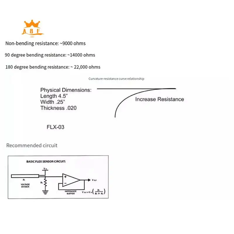 A08E-Flex Sensor 2,2-дюймовый гибкий датчик для манипулятора, аксессуары для электронных перчаток, гибкий 2,2-дюймовый гибкий датчик, простая установка
A08E-Flex Sensor 2,2-дюймовый гибкий датчик для манипулятора, аксессуары для электронных перчаток, гибкий 2,2-дюймовый гибкий датчик, простая установка