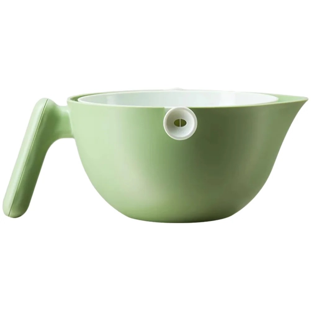 Double Layer Drainer Basket Green Vegetable Kitchen Washing Strainer Fine Holes Storage Fruit DrainBasket Rotatable
Double Layer Drainer Basket Green Vegetable Kitchen Washing Strainer Fine Holes Storage Fruit DrainBasket Rotatable