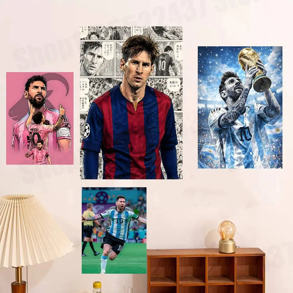 Football King M-Messi Poster HD Art Sticky Wall Waterproof For Bedroom Game Room Wall Home Decor Gifts
Football King M-Messi Poster HD Art Sticky Wall Waterproof For Bedroom Game Room Wall Home Decor Gifts