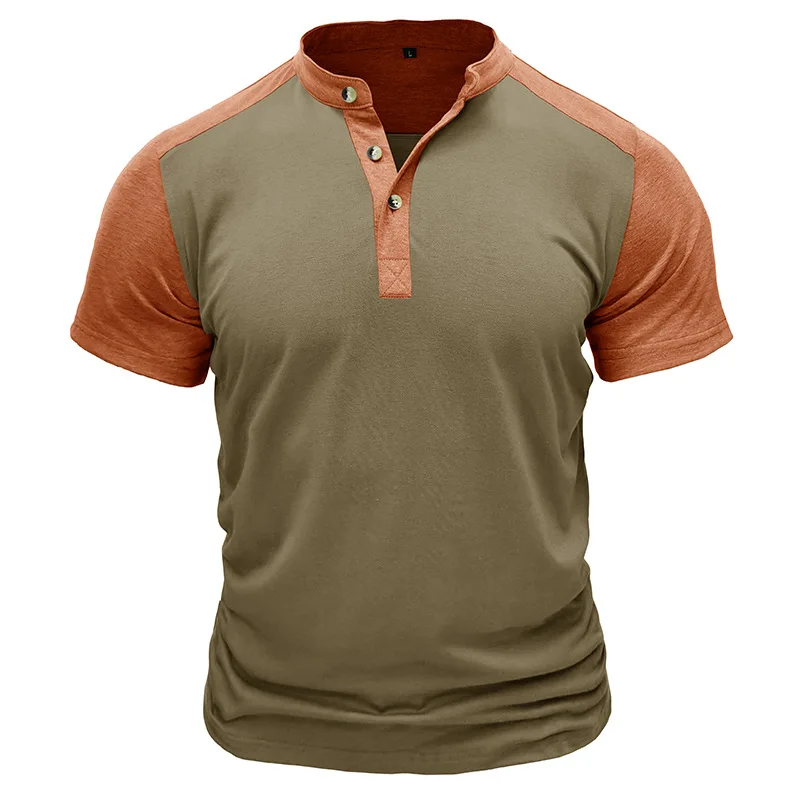 Men's Short Sleeve Tshirt Outdoor Patchwork Casual Male Top Streetwear Clothes Summer Men Sports Fitness T-shirt Top Tees
Men's Short Sleeve Tshirt Outdoor Patchwork Casual Male Top Streetwear Clothes Summer Men Sports Fitness T-shirt Top Tees