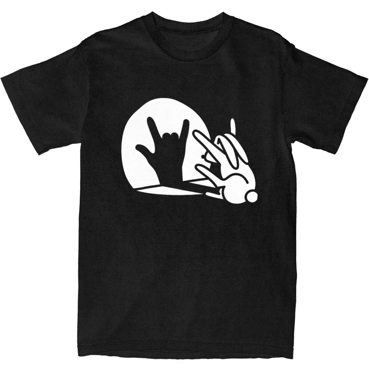 Men Cute Rabbit I Love You Ily Sign Language Deaf Hand T-Shirts Shadow Cotton Tees Beach Short Sleeve T Shirt O-Neck Tee Shirt
Men Cute Rabbit I Love You Ily Sign Language Deaf Hand T-Shirts Shadow Cotton Tees Beach Short Sleeve T Shirt O-Neck Tee Shirt