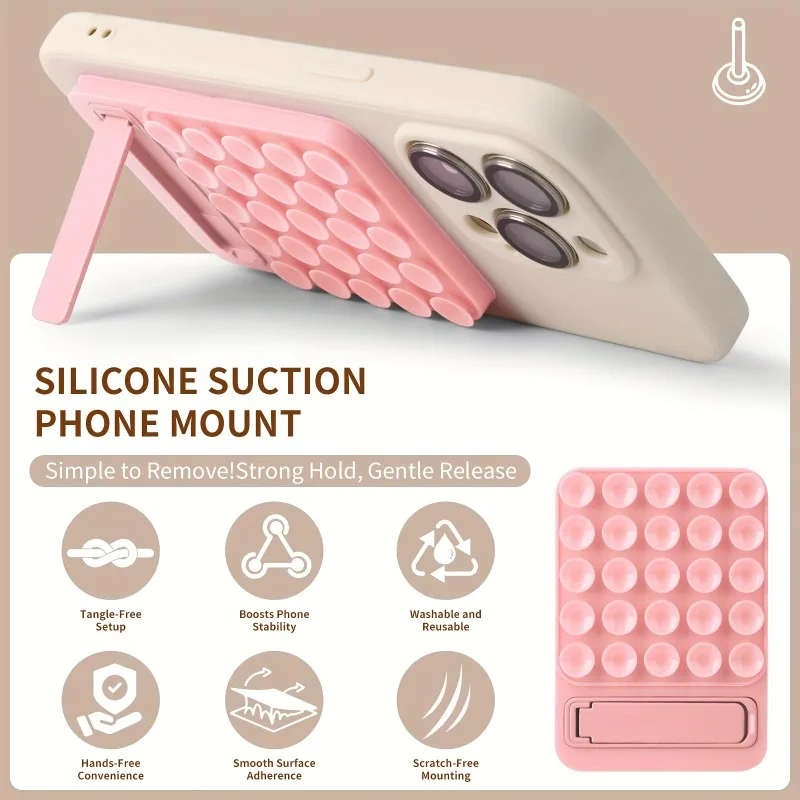 1pc Adjustable Phone Holder with Suction Cup & Metal,Adhesive Mount - Foldable, Hands-Free Stand for Desk, Car, Window.
1pc Adjustable Phone Holder with Suction Cup & Metal,Adhesive Mount - Foldable, Hands-Free Stand for Desk, Car, Window.