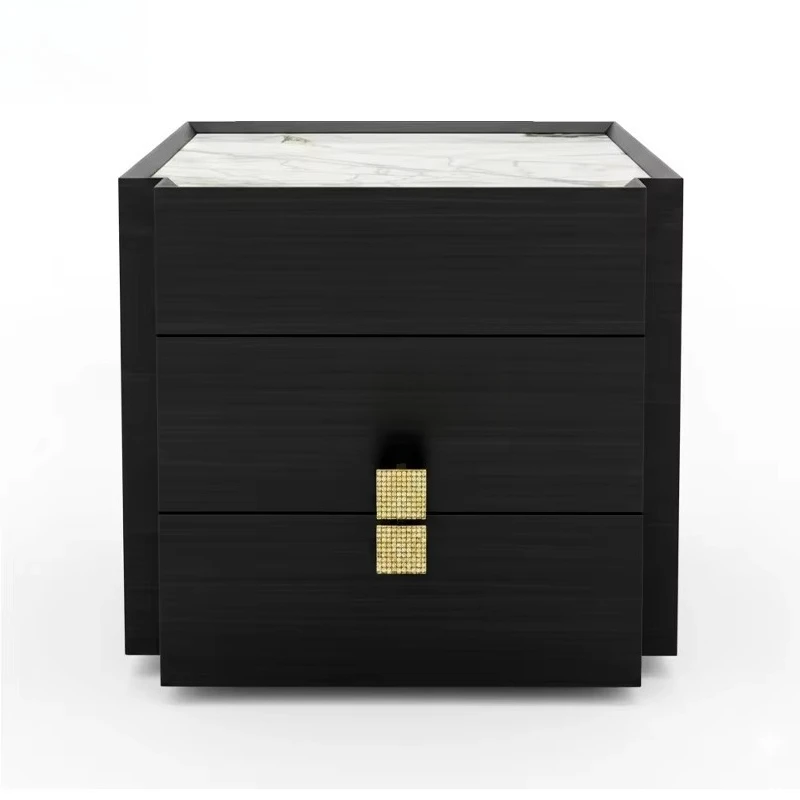 Modern Nightstand High-End Bedroom Nightstand Furniture Customizable Foshan Factory Export Hotel/Villa Bedside Cabinet
Modern Nightstand High-End Bedroom Nightstand Furniture Customizable Foshan Factory Export Hotel/Villa Bedside Cabinet
