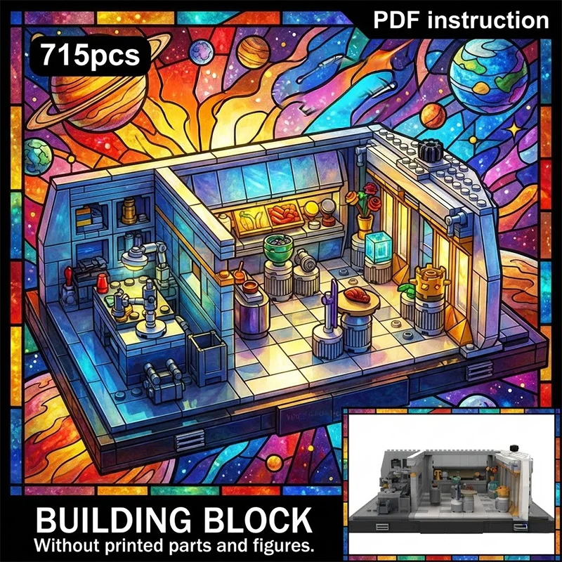DIY Star movie Galaxy Spaceship Room Scene Construction Set Building Bricks Toy
DIY Star movie Galaxy Spaceship Room Scene Construction Set Building Bricks Toy