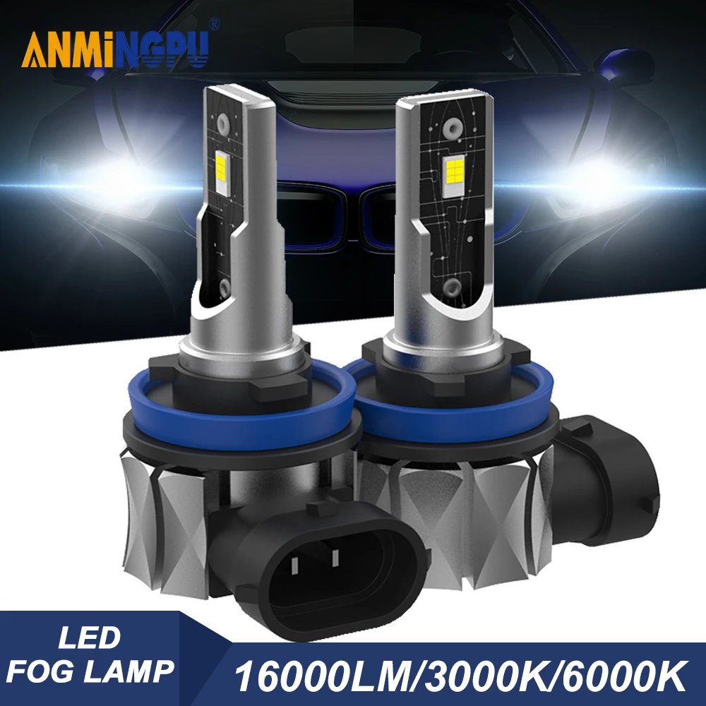 Лампы для противотуманных фар ANMINGPU H11 H9 H8, Canbus H16JP 9005 HB3 9006 HB4, 6000 лм, K, 12 В 
Лампы для противотуманных фар ANMINGPU H11 H9 H8, Canbus H16JP 9005 HB3 9006 HB4, 6000 лм, K, 12 В