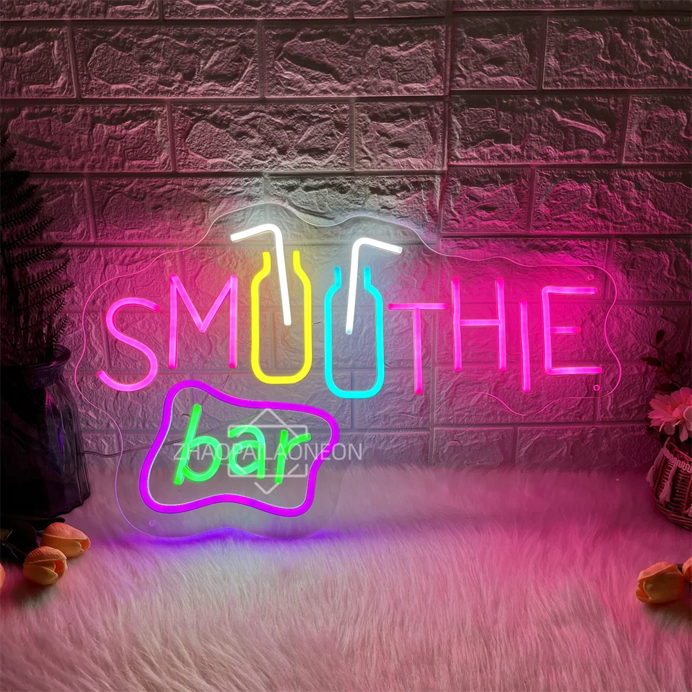 Smoothie Bar Неоновые вывески для декора стен Украшение комнаты Напиток Бар Светодиодные неоновые огни Магазин десертов Бар Клуб Приветственный знак USB-лампа
Smoothie Bar Неоновые вывески для декора стен Украшение комнаты Напиток Бар Светодиодные неоновые огни Магазин десертов Бар Клуб Приветственный знак USB-лампа