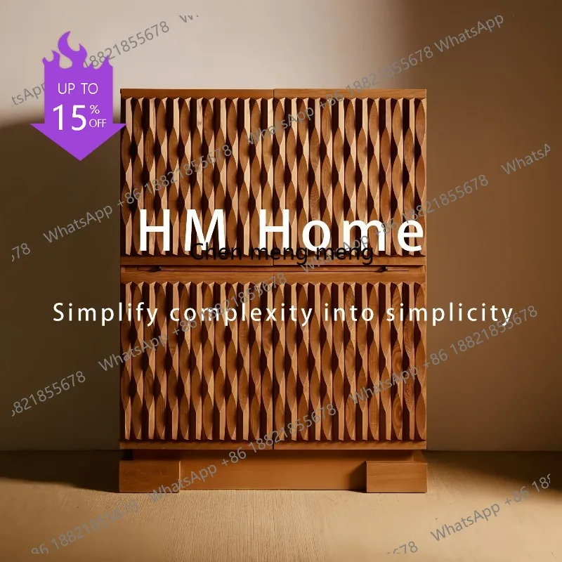 M45 Medieval solid wood texture dining side cabinet simple locker designer living room side cabinet
M45 Medieval solid wood texture dining side cabinet simple locker designer living room side cabinet