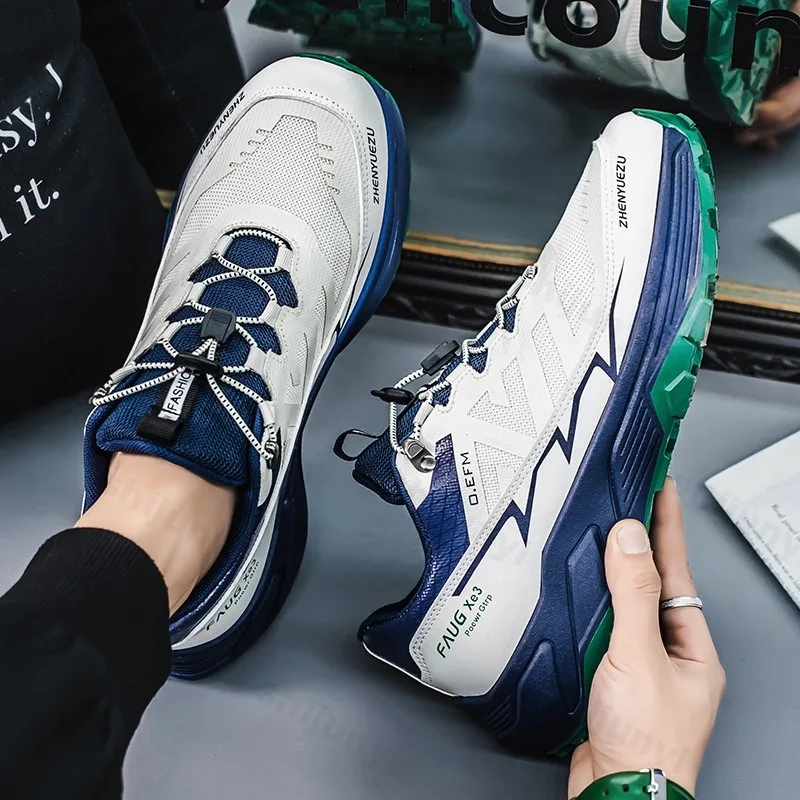 Осень 2023, новая мужская дышащая повседневная спортивная обувь с низким берцем, модные трендовые универсальные удобные кроссовки на мягкой подошве на массивном каблуке
Осень 2023, новая мужская дышащая повседневная спортивная обувь с низким берцем, модные трендовые универсальные удобные кроссовки на мягкой подошве на массивном каблуке