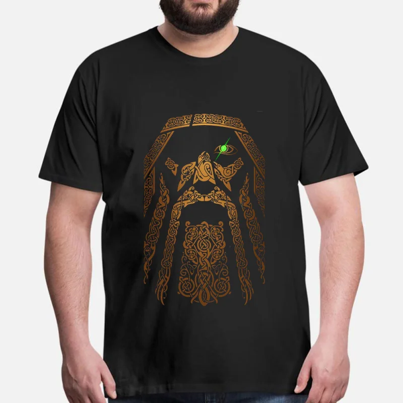 0415 ODIN Celtic Knot Gift T-Shirt Viking Runes Norse Myths Graphic clothes 100% cotton printed Tee All size tops S-6XL
0415 ODIN Celtic Knot Gift T-Shirt Viking Runes Norse Myths Graphic clothes 100% cotton printed Tee All size tops S-6XL