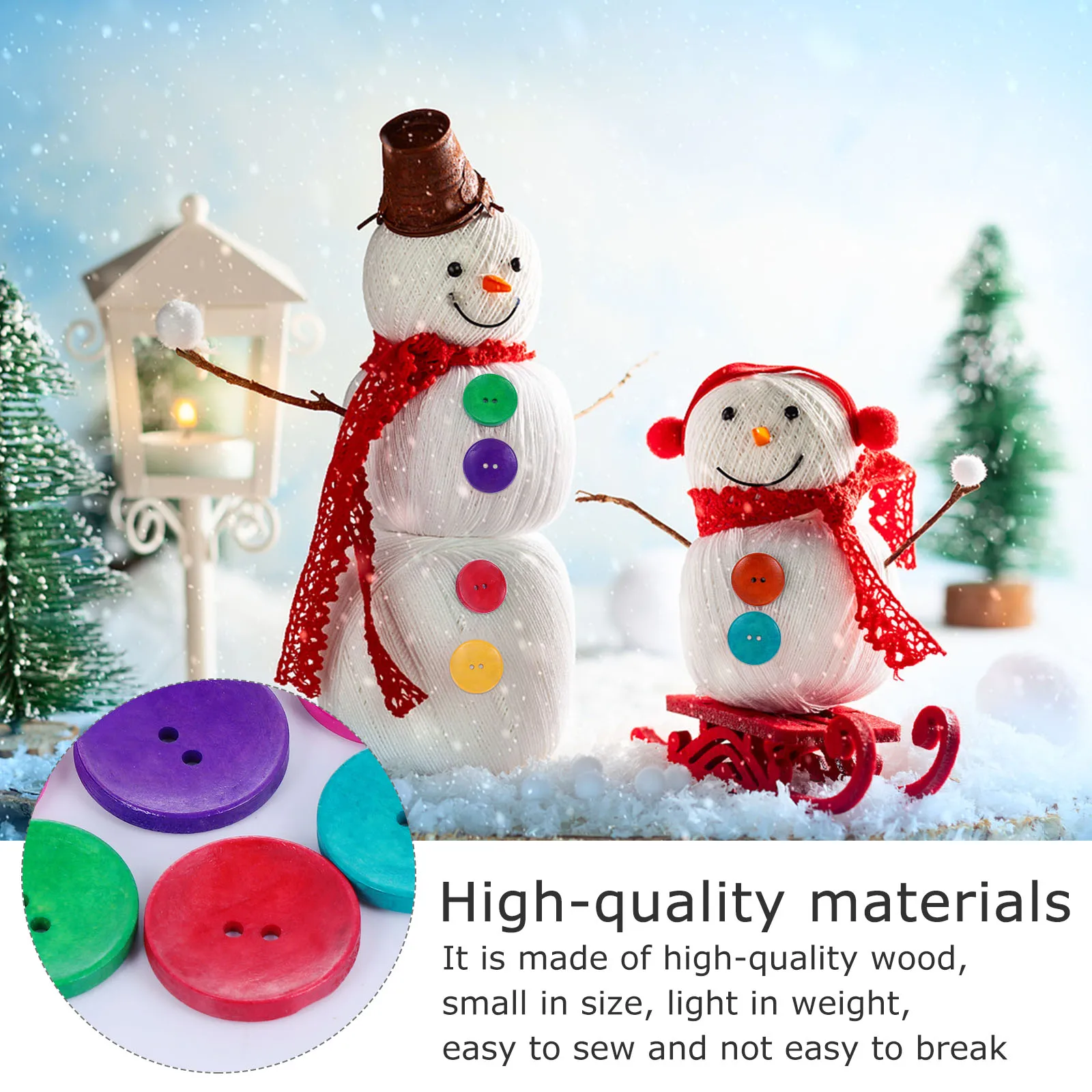50 pcs Wood Buttons Sewing Supplies Lightweight Durable DIY Crafts Clothing Accessories Oval Shape Handmade Decorative
50 pcs Wood Buttons Sewing Supplies Lightweight Durable DIY Crafts Clothing Accessories Oval Shape Handmade Decorative