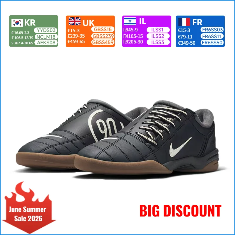 Nike Total 90 III Women's Low-Top Sneakers: Slip-Resistant, Durable, Flexible, Comfortable, Retro Style IH2314-002
Nike Total 90 III Women's Low-Top Sneakers: Slip-Resistant, Durable, Flexible, Comfortable, Retro Style IH2314-002