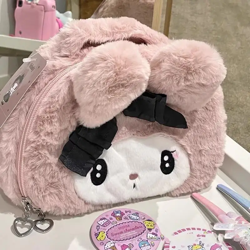 New Cartoon Kuromi Storage Bag Hello Kitty Sanrio Cute Kawaii Anime Creative Handheld Large Capacity Portable Handbag Makeup Bag
New Cartoon Kuromi Storage Bag Hello Kitty Sanrio Cute Kawaii Anime Creative Handheld Large Capacity Portable Handbag Makeup Bag
