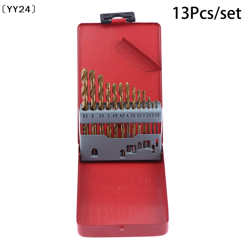 13Pcs HSS-CO 5% Cobalt Twist Drill Bit Set Metric Straight Shank Set With Metal Case For Stainless Steel Wood Metal 〔YY24〕
13Pcs HSS-CO 5% Cobalt Twist Drill Bit Set Metric Straight Shank Set With Metal Case For Stainless Steel Wood Metal 〔YY24〕