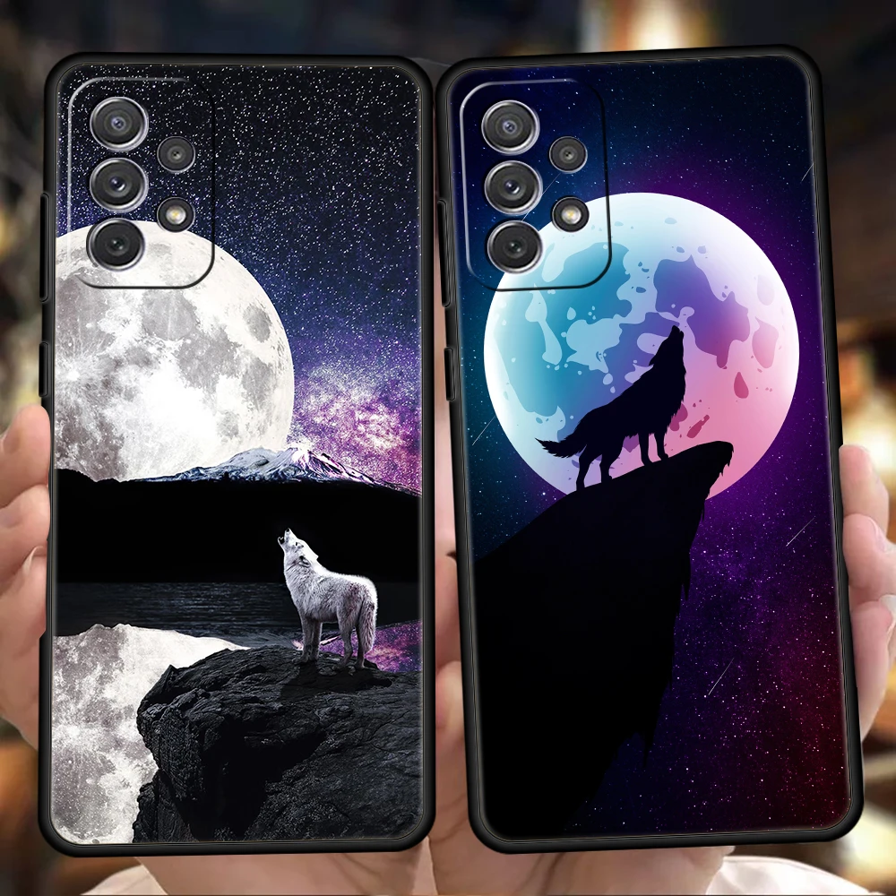 Moon Roaring Wolf Silicone Case For Samsung Galaxy A32 A52 A13 A22 A72 A51 A71 A41 A11 A31 A21S 5G Luxury Phone Cover Shell Bag
Moon Roaring Wolf Silicone Case For Samsung Galaxy A32 A52 A13 A22 A72 A51 A71 A41 A11 A31 A21S 5G Luxury Phone Cover Shell Bag