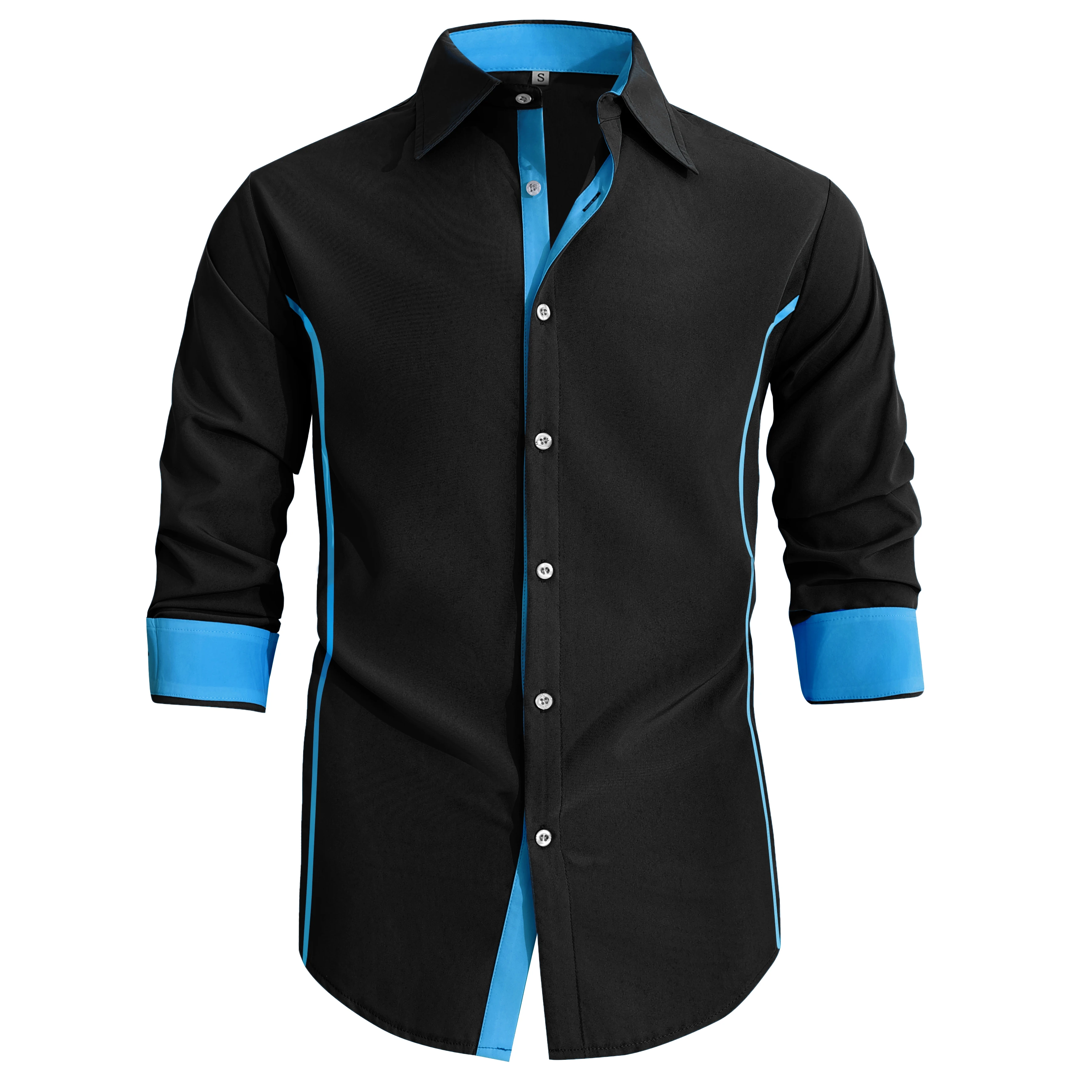 Эластичные деловые рубашки мужские рубашки на пуговицах контрастного цвета мужская рубашка Y2K старые деньги стиль одежды топы с длинными рукавами блузка
Эластичные деловые рубашки мужские рубашки на пуговицах контрастного цвета мужская рубашка Y2K старые деньги стиль одежды топы с длинными рукавами блузка