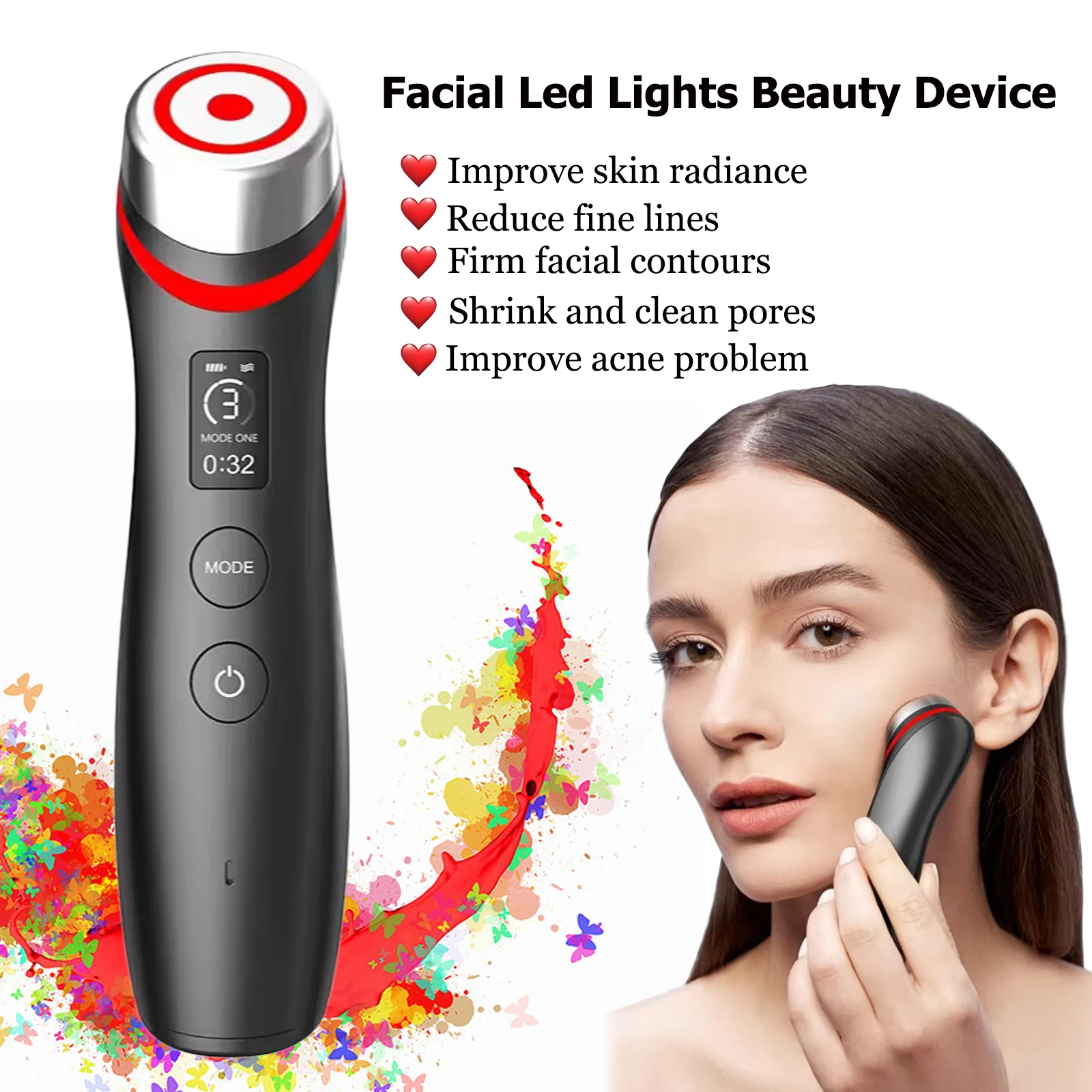 НОВЫЙ многофункциональный Ager Booster 6 в 1, палочка для терапии кожи, светодиодные фонари для лица, косметическое устройство
НОВЫЙ многофункциональный Ager Booster 6 в 1, палочка для терапии кожи, светодиодные фонари для лица, косметическое устройство