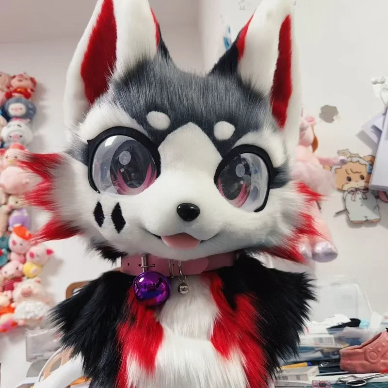 Furry Red Gray Dog Cool Long Fur Husky Dog Fox Mascot Head Fursuit Party Cosplay
Furry Red Gray Dog Cool Long Fur Husky Dog Fox Mascot Head Fursuit Party Cosplay