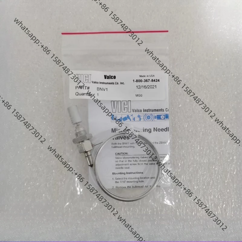0101-0633 Agilent ga s Chromatograph Metering nee dle Valve Flow Balancing for ga s Flow Rate
0101-0633 Agilent ga s Chromatograph Metering nee dle Valve Flow Balancing for ga s Flow Rate