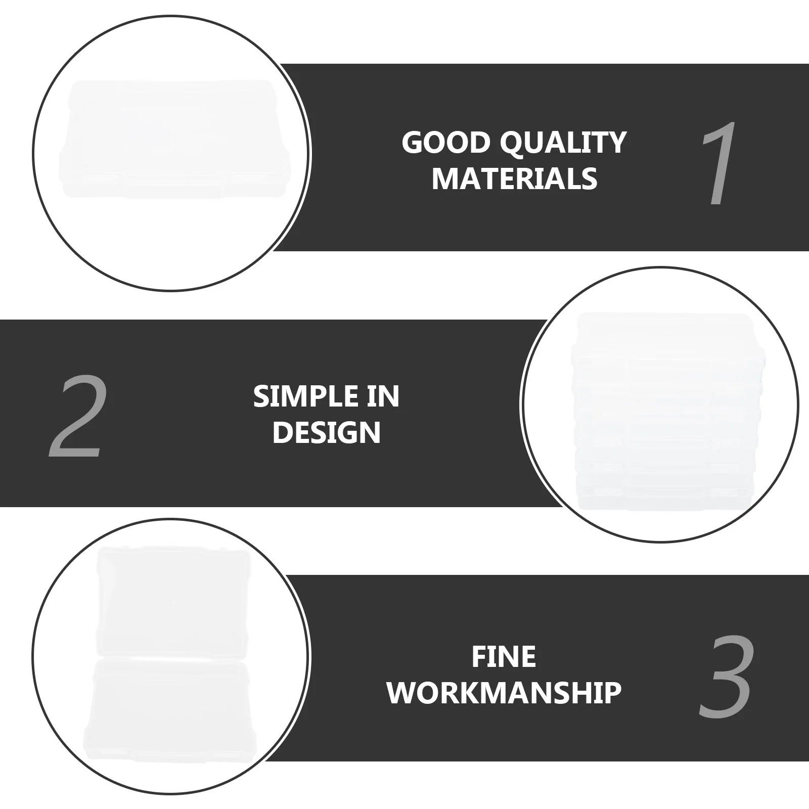 1Set Picture Organizer Box Durable Plastic Photo Case Portable Storage Container for Photos Cards Postcards Jewelry
1Set Picture Organizer Box Durable Plastic Photo Case Portable Storage Container for Photos Cards Postcards Jewelry