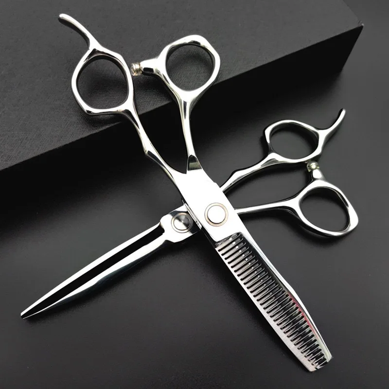 6 Inch 440C Japanese Steel Hair Salon Hairdresser Professional Haircut Scissors Flat Scissors Thinning Scissors Scissors Set
6 Inch 440C Japanese Steel Hair Salon Hairdresser Professional Haircut Scissors Flat Scissors Thinning Scissors Scissors Set