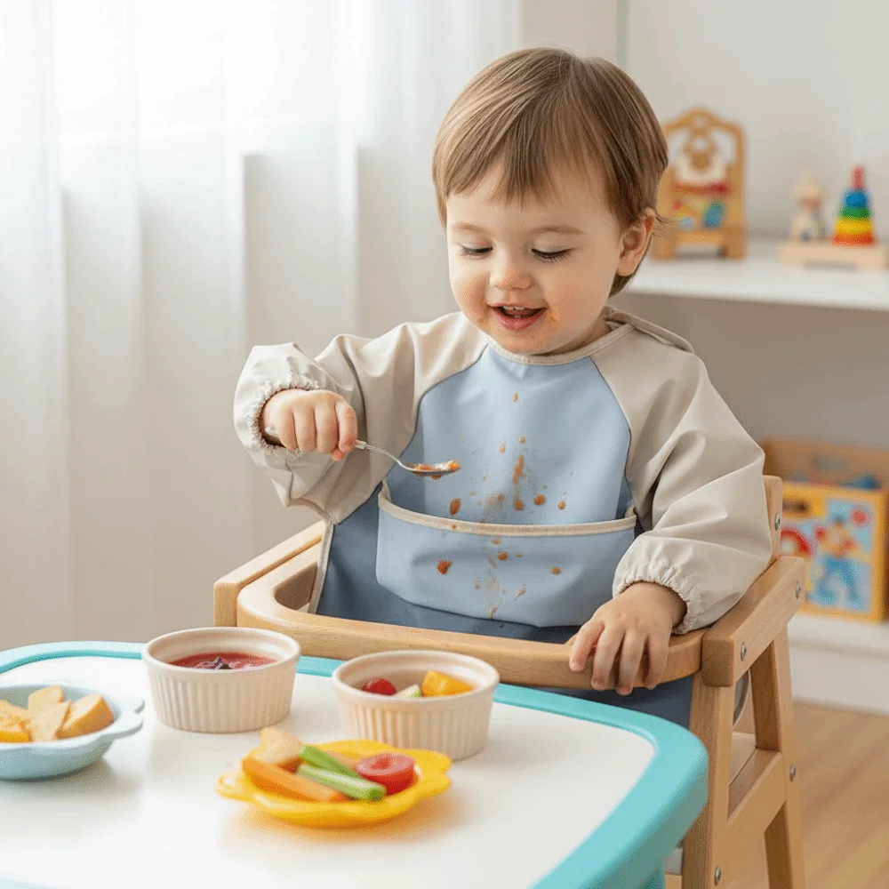 Solid Color Baby Feeding Bib Soft Waterproof Children PU Bibs Reusable Long Sleeves Toddlers Feeding Apron Accessories
Solid Color Baby Feeding Bib Soft Waterproof Children PU Bibs Reusable Long Sleeves Toddlers Feeding Apron Accessories