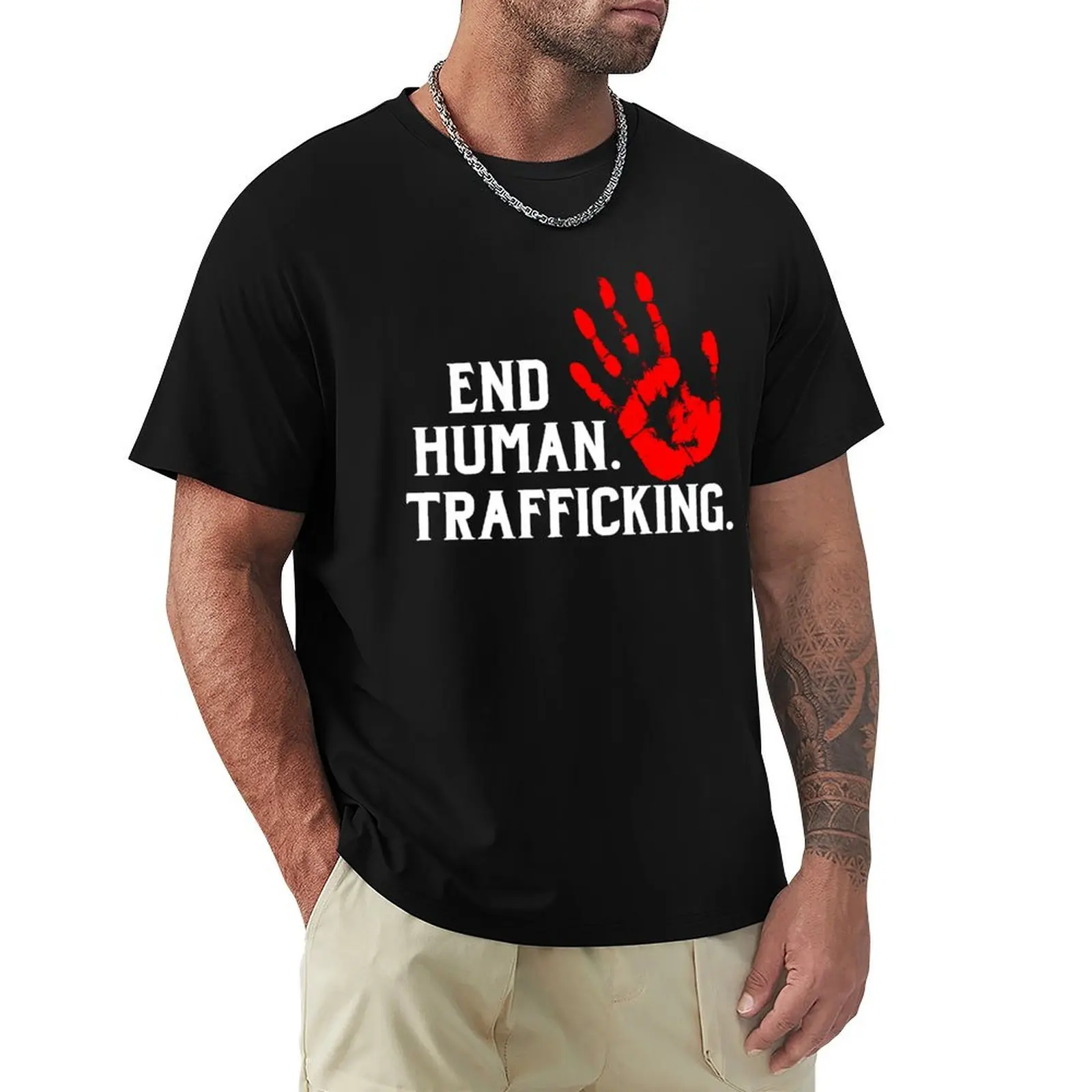 End Human Child Trafficking Awareness T-Shirt Stylish Graphic Short Sleeve Top
End Human Child Trafficking Awareness T-Shirt Stylish Graphic Short Sleeve Top