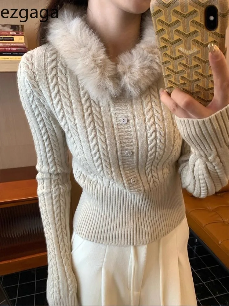 Ezgaga вязаный свитер женский пушистый лоскутный с длинным рукавом осень-зима модный укороченный джемпер сексуальный женский повседневный пуловер
Ezgaga вязаный свитер женский пушистый лоскутный с длинным рукавом осень-зима модный укороченный джемпер сексуальный женский повседневный пуловер