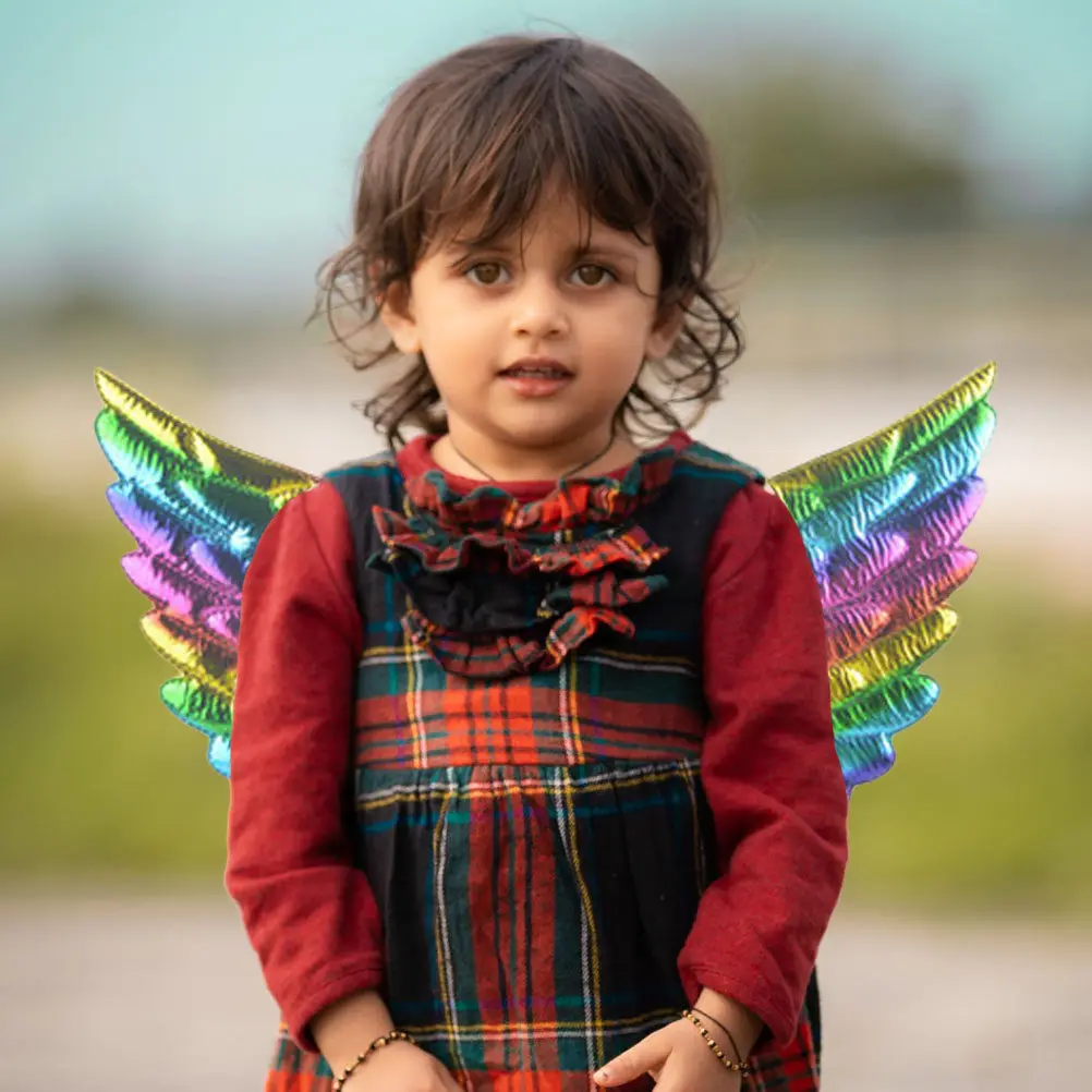 6Pcs Colorful Angel Wings Premium Cloth Party Supplies Cosplay Costume Props Fairy Wings for Photo Props Costume
6Pcs Colorful Angel Wings Premium Cloth Party Supplies Cosplay Costume Props Fairy Wings for Photo Props Costume