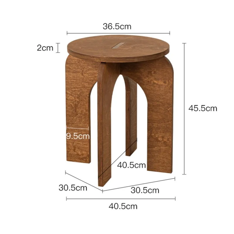 Retro Designer Living Room Low Stool Simple Modern Household Doorway Shoe Changing Stool Small Household Round Stools
Retro Designer Living Room Low Stool Simple Modern Household Doorway Shoe Changing Stool Small Household Round Stools