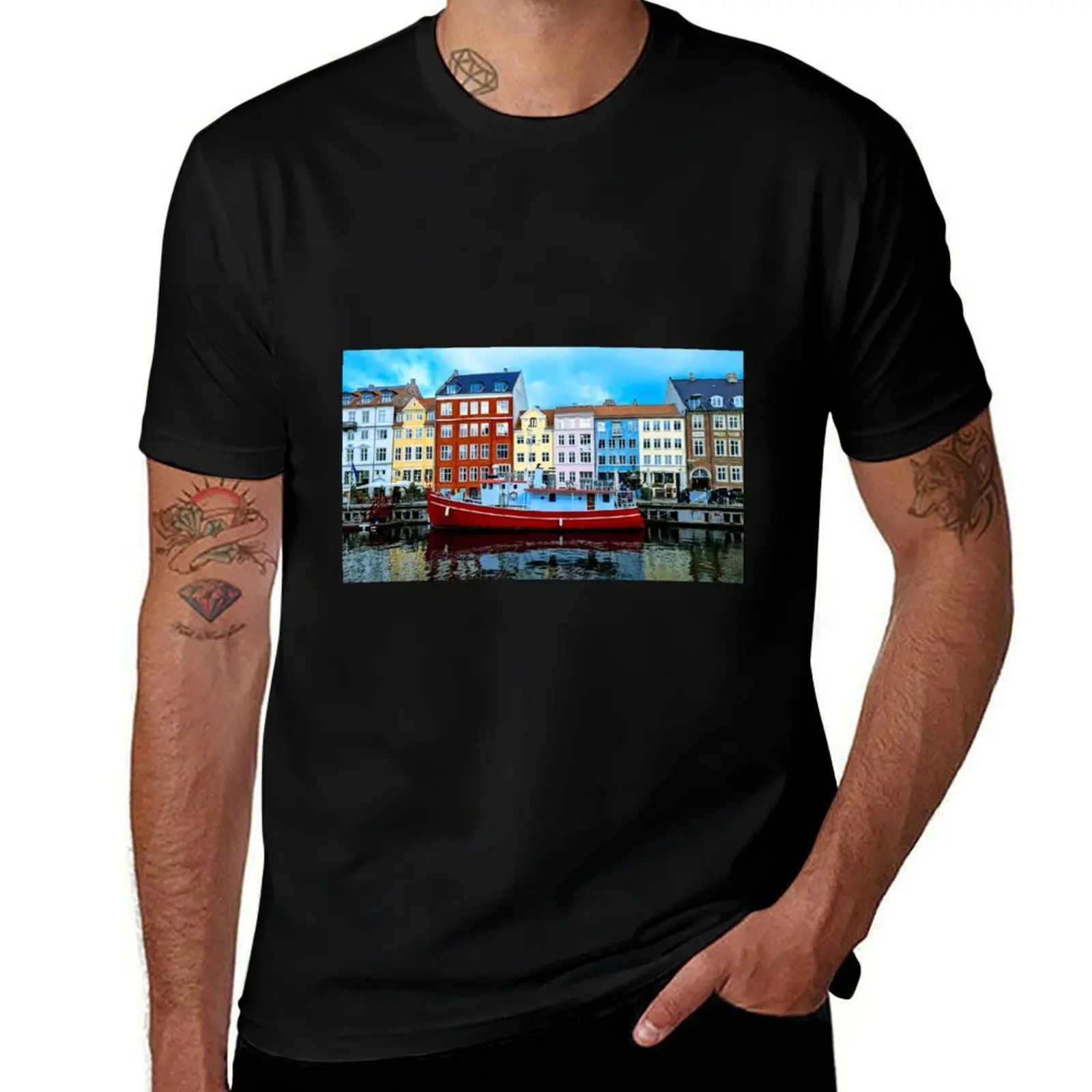 The quayside of Nyhavn in Copenhagen T-Shirt quick-drying Funny t-shirt customizeds custom t-shirts men graphic t shirts
The quayside of Nyhavn in Copenhagen T-Shirt quick-drying Funny t-shirt customizeds custom t-shirts men graphic t shirts