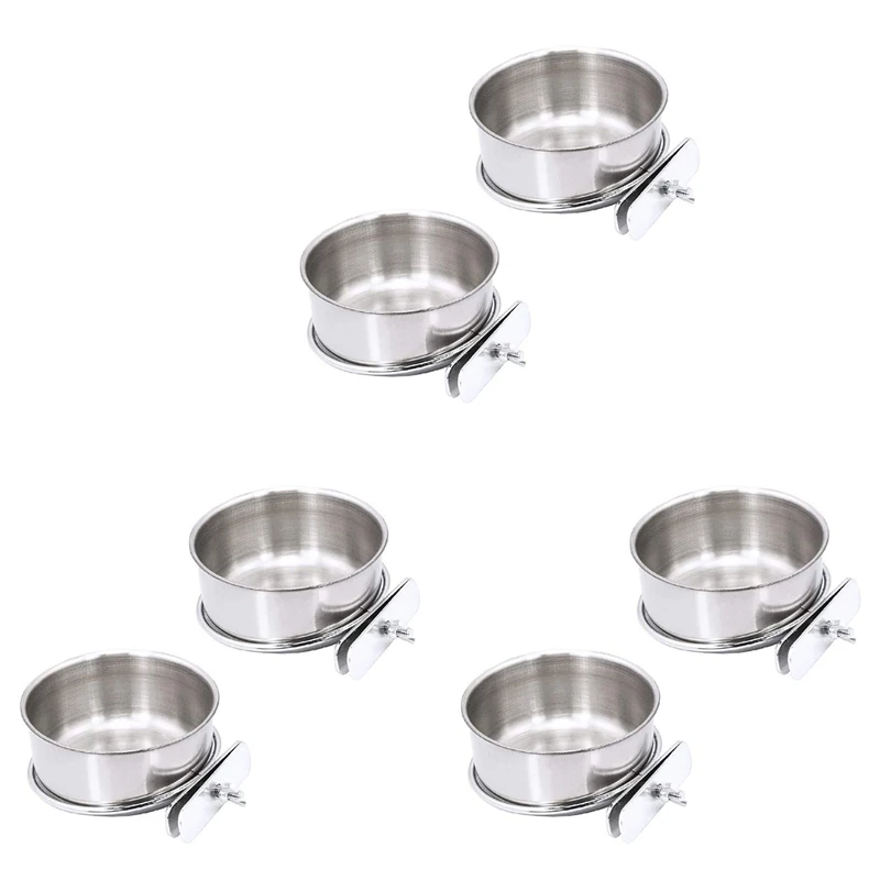 【NEW】6 Pack Bird Cage Food Water Dispenser Parrot Food Dish Bird Feeder Cup For Cage, Stainless Steel Bird Food Holder
【NEW】6 Pack Bird Cage Food Water Dispenser Parrot Food Dish Bird Feeder Cup For Cage, Stainless Steel Bird Food Holder