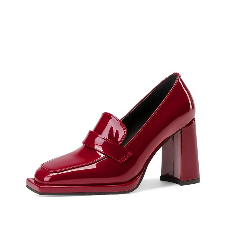 High Heels Women's Thick Heels Spring/Summer/Autumn Square Headed Shallow Mouth Hooded Feet Solid Color Small Leather Shoes
High Heels Women's Thick Heels Spring/Summer/Autumn Square Headed Shallow Mouth Hooded Feet Solid Color Small Leather Shoes