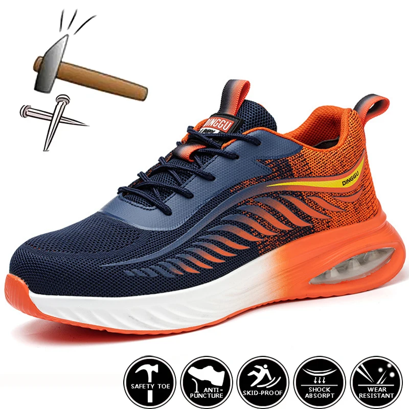 Anti-puncture air cushion work sports shoes Fashion safety work shoes Lightweight anti-smash anti-puncture wear-resistant
Anti-puncture air cushion work sports shoes Fashion safety work shoes Lightweight anti-smash anti-puncture wear-resistant