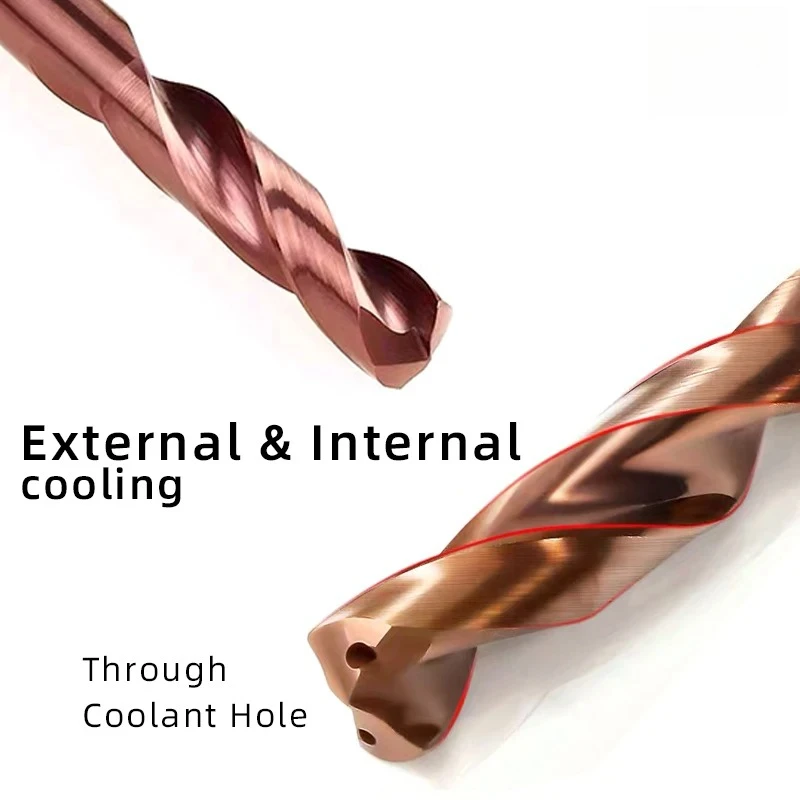 3xD Carbide Drill Coated Internal Coolant Efficient CNC Drilling Tool Through Hole Parallel Shank Metal Tungsten Steel
3xD Carbide Drill Coated Internal Coolant Efficient CNC Drilling Tool Through Hole Parallel Shank Metal Tungsten Steel