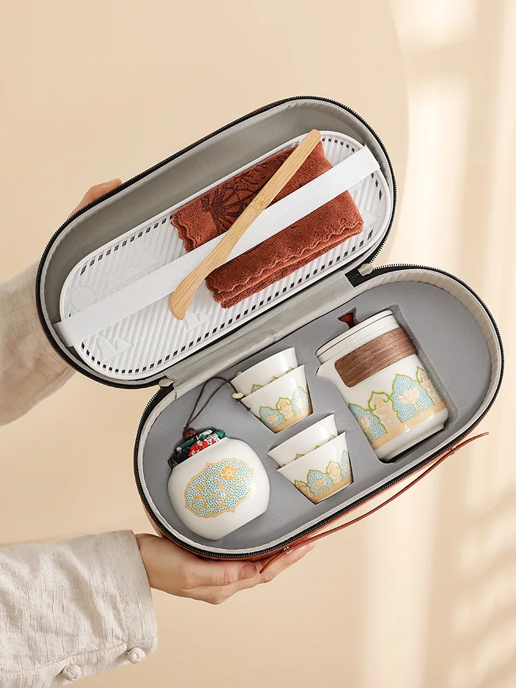 Portable Cerc Tea Set for Travel Outdoor Cam Office Qui Guest Cup Tea Brewing Pot Set Rustic Aesthetic
Portable Cerc Tea Set for Travel Outdoor Cam Office Qui Guest Cup Tea Brewing Pot Set Rustic Aesthetic