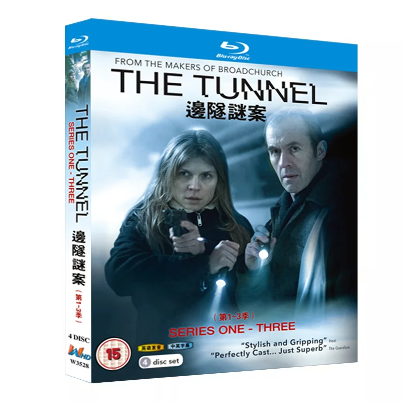 Blu-ray Ultra HD British TV Series The Tunnel Seasons 1–3 Box Set with English and Traditional Chinese Subtitles
Blu-ray Ultra HD British TV Series The Tunnel Seasons 1–3 Box Set with English and Traditional Chinese Subtitles