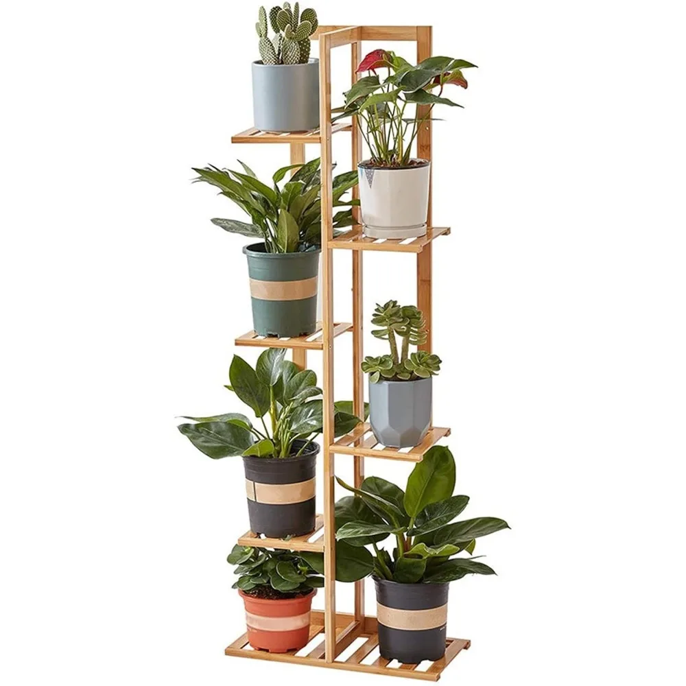 5 Tiered Plant Stand - 6 Potted Bamboo Plant Rack, Flower Pot Holder Freestanding Plants Rack, Storage Organizer Rack Display
5 Tiered Plant Stand - 6 Potted Bamboo Plant Rack, Flower Pot Holder Freestanding Plants Rack, Storage Organizer Rack Display